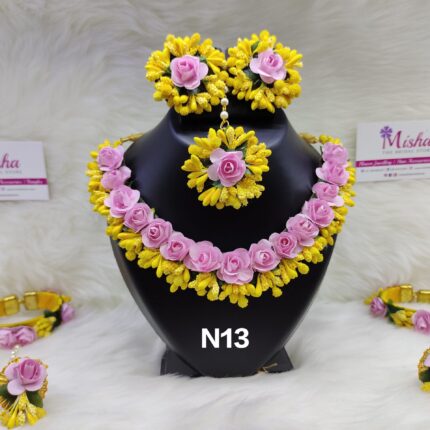 Flower Jewellery Set - N13 A