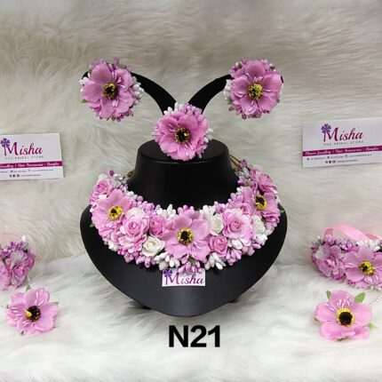 Flower Jewellery Set - N21