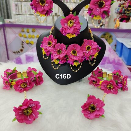 Flower Jewellery Set - C16 D