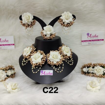 Flower Jewellery Set - C22
