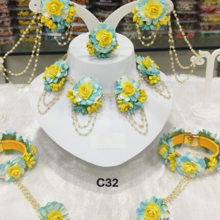 Flower Jewellery Set - C32