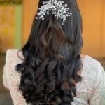 Pearl Crystal Brooch - White