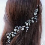 Crystal & Pearl Tiara - Single Line 1