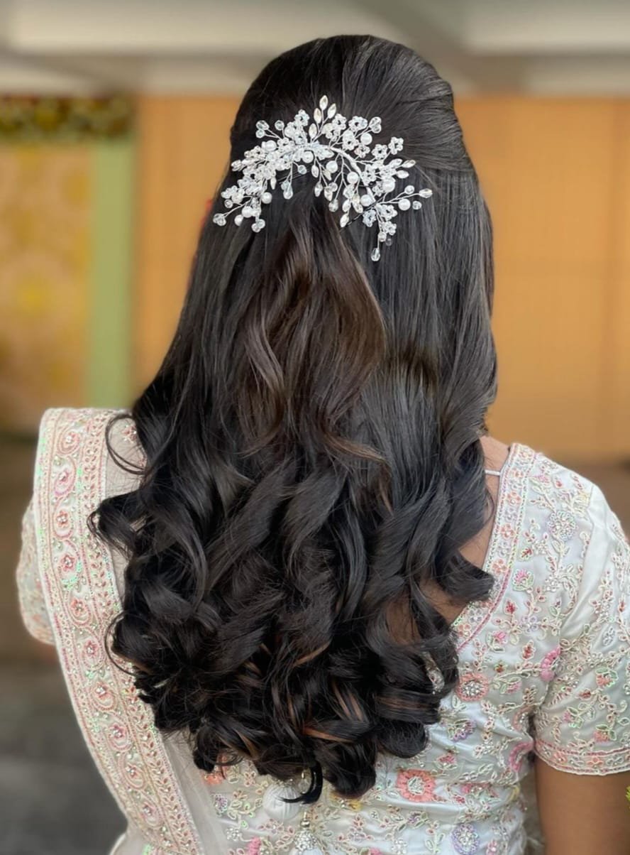 brooch hair Crystal & Pearl Brooch - Image 1