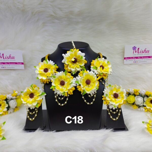 Flower Jewellery Set - C18 A