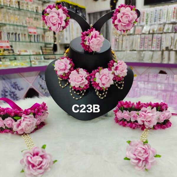 Flower Jewellery Set - C23 B