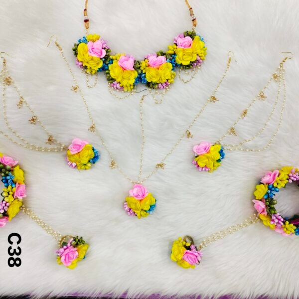 Flower Jewellery Set - C38