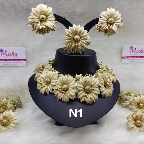 Flower Jewellery Set - N1