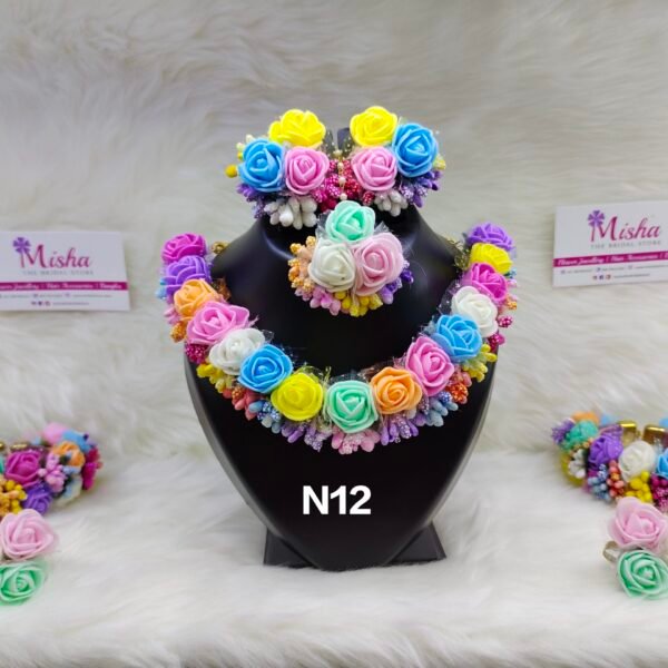 Flower Jewellery Set - N12