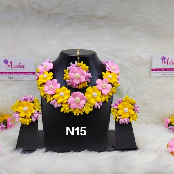 Flower Jewellery Set - N15