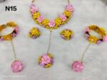 Flower Jewellery Set - N15 - Image 2