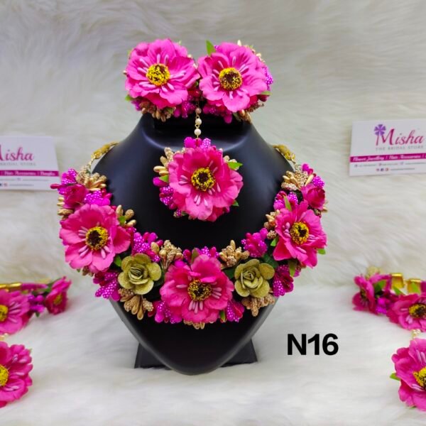 Flower Jewellery Set - N16