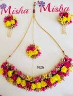 Flower Jewellery Set - N26 - Image 2