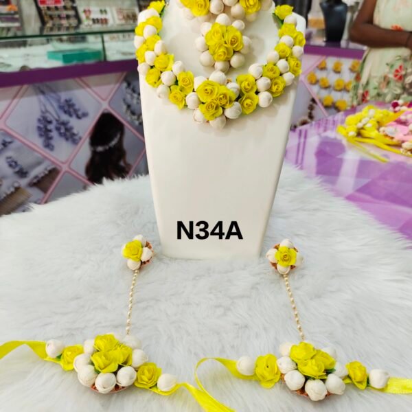 Flower Jewellery Set - N34 A